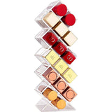 Lipstick organizer, acryl lippenstifthouder, lipgloss, tower clear cosmetica, make-up organizer, opslag voor badkamer, wastafel, 16 sleuven