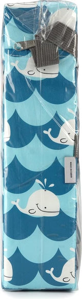 Zitverhoging voor baby's, draagbaar zitkussen, design voor kinderen, blauw/wit