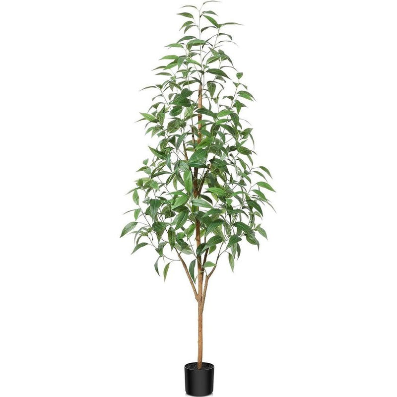 Kunstplanten, 180 cm hoog, eucalyptus kunstplant voor woondecoratie,