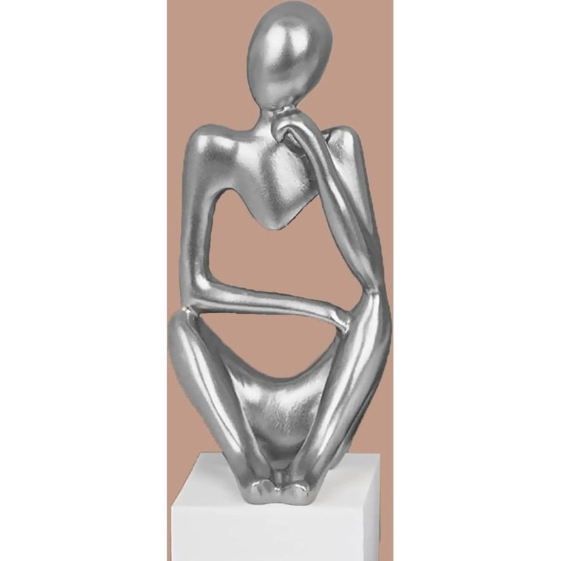 3 stuks denker beelddecoratie abstract standbeeld hars sculptuur figuren denker decoratie woonkamer boekenkast slaapkamer kantoor