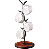 6 haken bekerhouder, koffiebekerhouder, koffiebekerhouder voor toonbank, stijlvolle bekerhouder voor in de keuken, theekop, bekerhouder, bekertoren