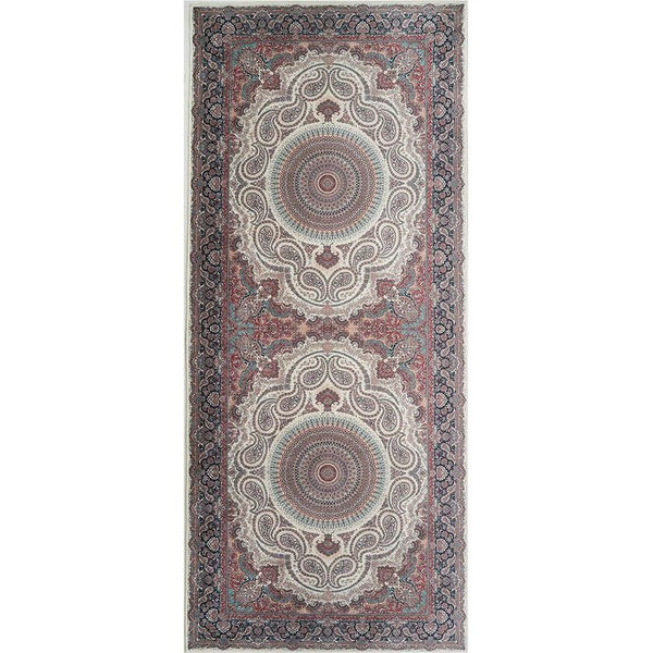 Pixel Collection Vloerkleed, voor woonkamer, hal, wasbaar, antislip, keukentapijt, slaapkamer, tapijt, wasbaar en woonkamer, mu, 80 x 200 cm