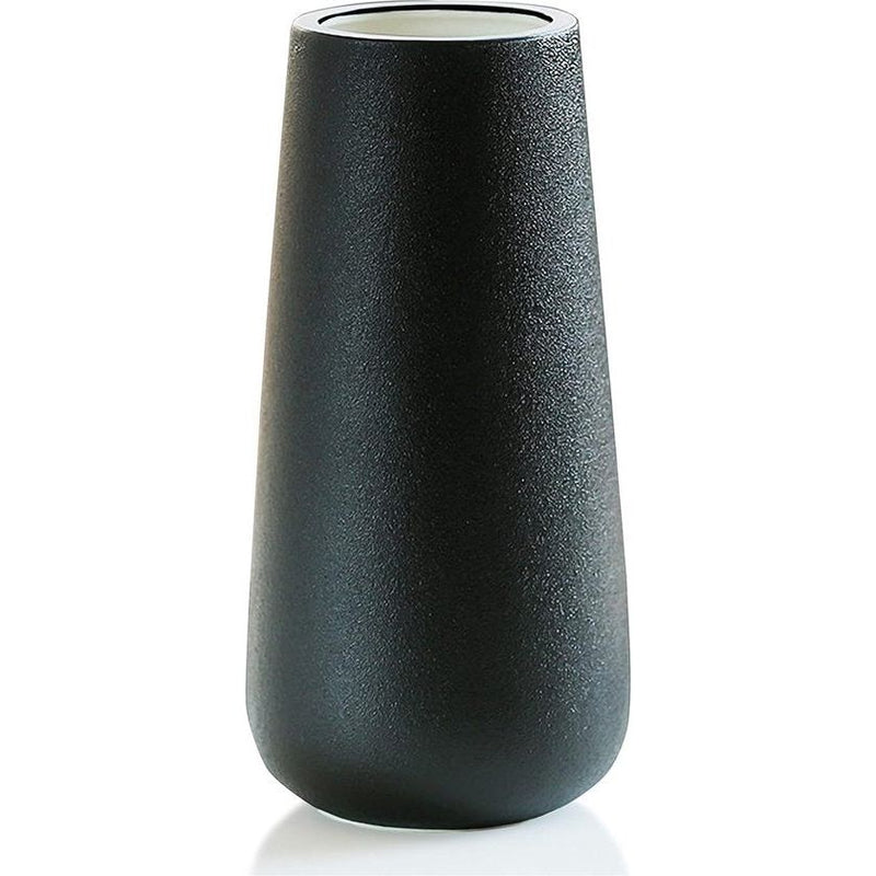 Vaas zwart, keramische vaas voor pampasgras, ideaal voor het opbergen van droge bloemen en verse bloemen, bloemenvaas decoratie woonkamer, slaapkamer
