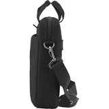 Laptoptas, 15,6 inch, notebooktas, aktetas, tablettas, schoudertas, waterafstotend, satchel business-laptoptas voor vrouwen en mannen, zwart, herbruikbaar, zwart