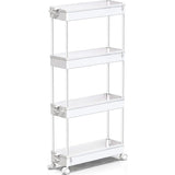 Opbergwagen, mobiele opbergorganisator, uittrekbare opbergtoren, oprolbaar