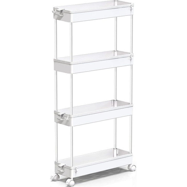 Opbergwagen, mobiele opbergorganisator, uittrekbare opbergtoren, oprolbaar