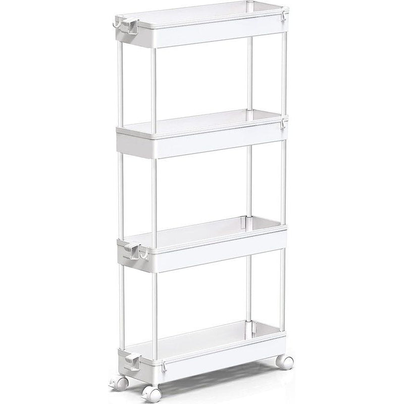 Opbergwagen, mobiele opbergorganisator, uittrekbare opbergtoren, oprolbaar