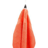 12-delige badstof handdoekenset - 2x lighanddoeken - 4x handdoeken - 2x gastendoekjes - 2x zeepdoekjes - 2x washandjes - bloedsinaasappel