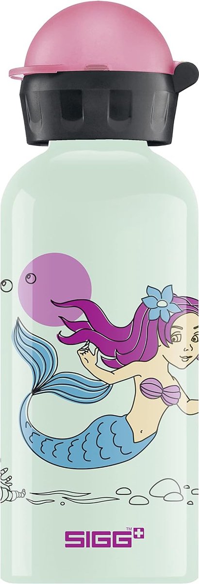 Aluminium drinkfles voor kinderen - KBT - lekvrij - vederlicht - BPA-vrij - klimaatneutraal gecertificeerd - 0,4 l