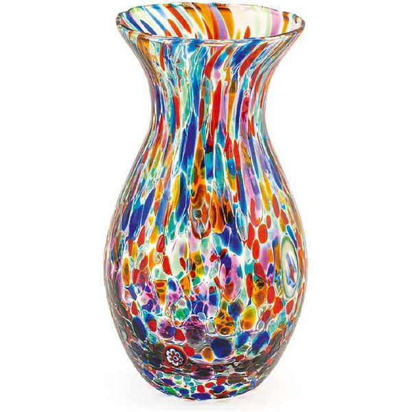 Venetiaanse aso in gedecoreerd glas 19 cm