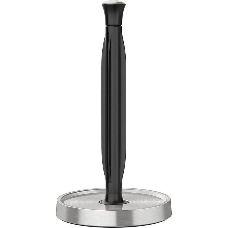 Keukenrolhouder RVS Keukenrol Staande Houder Papieren Handdoekhouder voor Keuken, Zwart