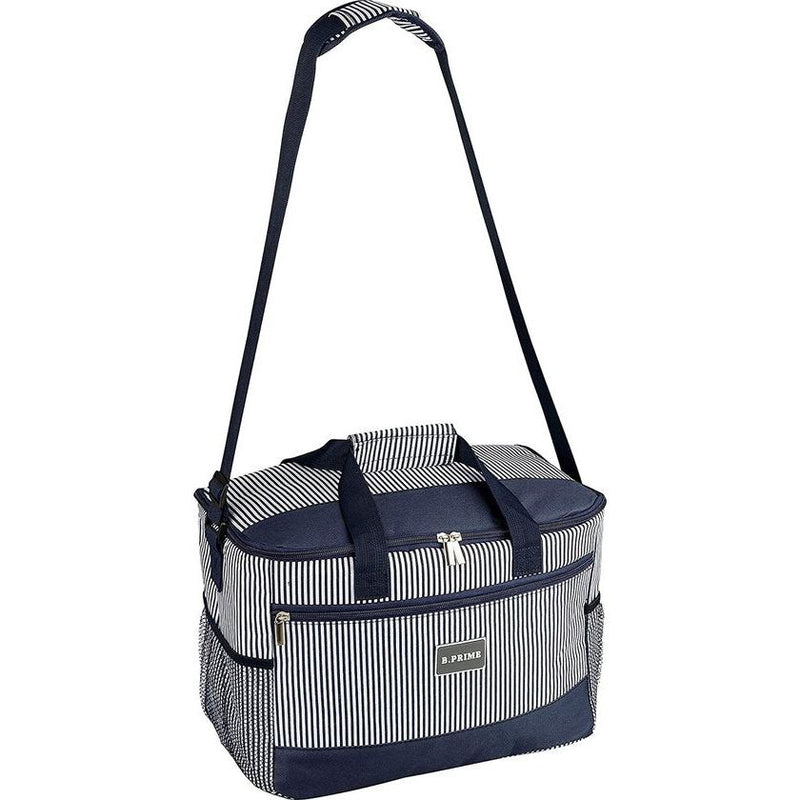 Classic Koeltas/isoleertas, 20 l, groot blauw, 36 x 26 x 22 cm, voor picknick, camping, outdoor, plagen, incoping, auto, sport