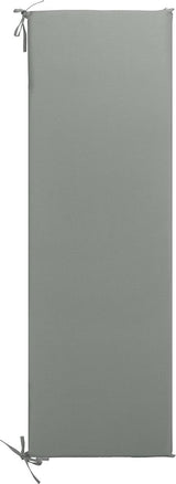 Bankkussen, voor binnen en buiten, 120 x 40 x 4 cm, geverfd garen, waterafstotend, taupegrijs