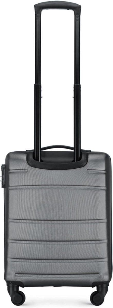 reiskoffer rolkoffer trolley, grijs, handbagage
