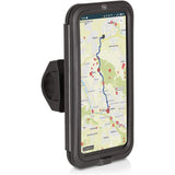 Case Universele mobiele telefoon fietshouder waterdicht voor smartphone 5,0-6,7 inch compatibel met motorhouder (afneembaar, displaybescherming, 360 graden)