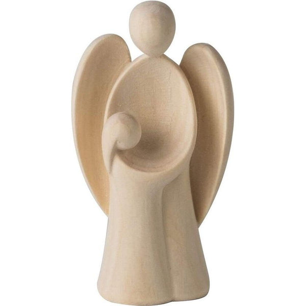 Moderne cadeaus uit Arvenhout - met meisjes - hoogte 9cm - cadeau voor de doop van Kerstmis - handwerk uit Zuid-Tirol