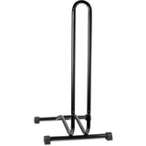 2 stuks fietsstandaard in zwart of zilver, vloerstandaard, vrijstaand, wielstandaard, 38 x 42 x 75 cm, kleur: zwart