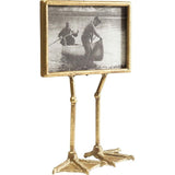 frame Duck Feet, goud, fotolijst, eendenvoeten, accessoire, horizontaal, 13x18cm