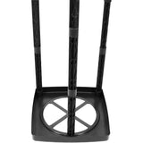 Prullenbak blauw + rood