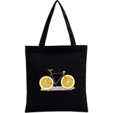 Herbruikbare boodschappentassen, katoenen boodschappentas, herbruikbare draagtas, zwarte schoudertas (35 x 30 cm), zwart