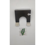 föhnhouder, föhnhouder zonder boren, haardrogerhouder, matte afwerking, wandbevestiging voor hotel, badkamer, woonkamer, barbershop