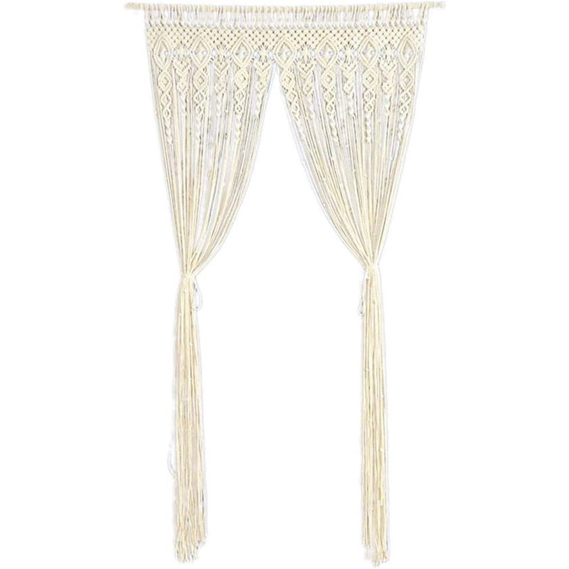 Macramé wandkleed geweven wandtapijt, macramé, deur, gordijn, ruimteverdeler, macramé, gordijn, bruiloft, boho, wanddecoratie