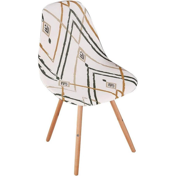 Stoelhoes Scandinavische eetkamerstoelen, set van 6 beschermhoezen, Scandinavische keukenstoel, Scandinavische stoelhoezen, keuken