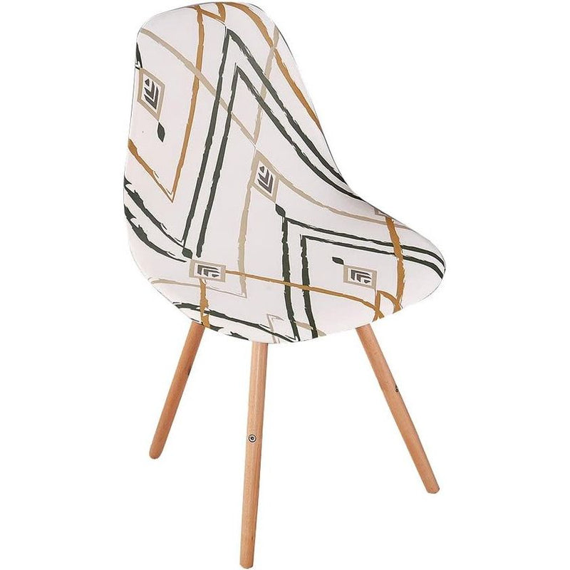 Stoelhoes Scandinavische eetkamerstoelen, set van 6 beschermhoezen, Scandinavische keukenstoel, Scandinavische stoelhoezen, keuken