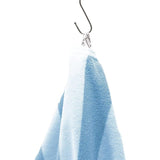 Saunahanddoek set van 2, 70x180 cm, lichtblauw-wit gestreept