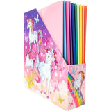 Tijdschriftenrek1 x organizer (lengte/breedte/hoogte: 26,5 x 7,5 x 31,5 cm) - eenhoorn.