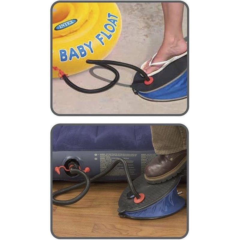 Voetpomp, 30,5 cm, veelkleurig