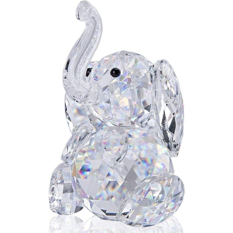 Kristal Olifant figuren Collectibles Glas Dierenfiguur voor tafeldecoratie