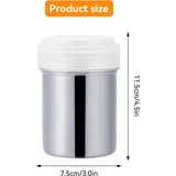 Cacaostrooier, poedersuiker-shaker, roestvrij stalen strooier, poedersuiker strooier met vershouddeksel, cacaostrooier, chocolade strooier voor chocolade, poedersuiker, zout, cacao, meel, koffie