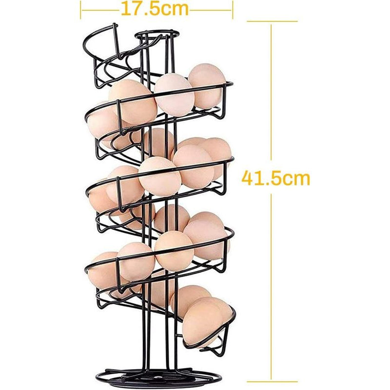 Spiraalvormige eierdispenser