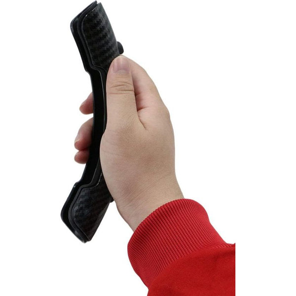 Car Steering Wheel Cover Steering Wheel Cover Steering Wheel Cover Non-Slip Breathable Silicone Cover Power Steering Car 38 cm for Most Cars (Carbon Fibre Black)