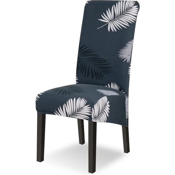 Stoelhoes XL, set van 6 stretch stoelhoezen, kantelbare stoelen, XL, voor eetkamerstoelen, elastaan, universele stoelhoes, grote eetkamerstoel hoezen voor stoel, eetkamer, hotel, banket, grijze