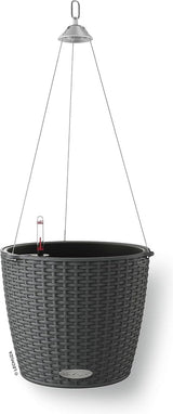 Cottage Plantenbak met aardebewateringssysteem, graniet, 27 x 27 x 23 cm, Single