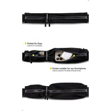 Hardloopgordel voor mobiele telefoon, looptas, joggen, heuptas, sportriem, hardloopriem voor joggen, hardlopen, sport, fitness, geschikt voor alle smartphones
