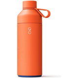 Reusable Water Bottle Made of Recycled Stainless Steel - Environmentally Friendly & Reusable - Sun Orange - 1L