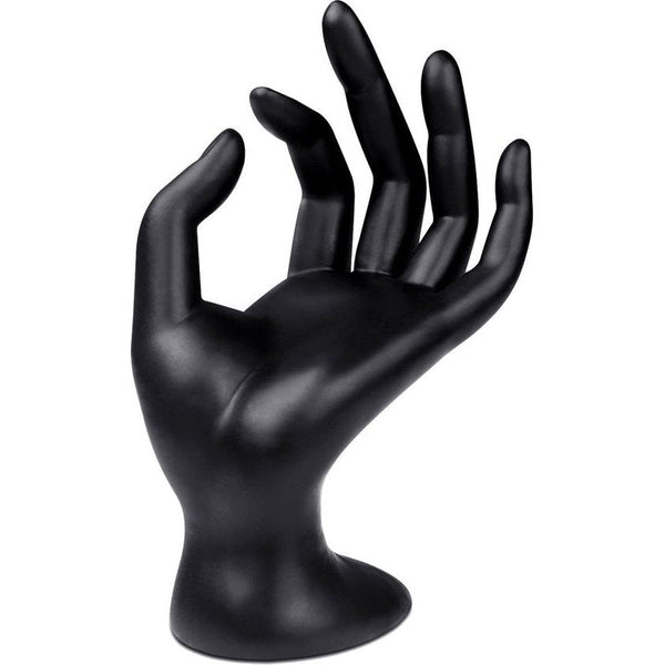 Schmuckhand sieradenstandaard hand, OK decoratie handsieraden standaard etalagepop handsieraden horlogestandaard ringhouder sieradenhouder sieradenhouder sieradenhouder - zwart