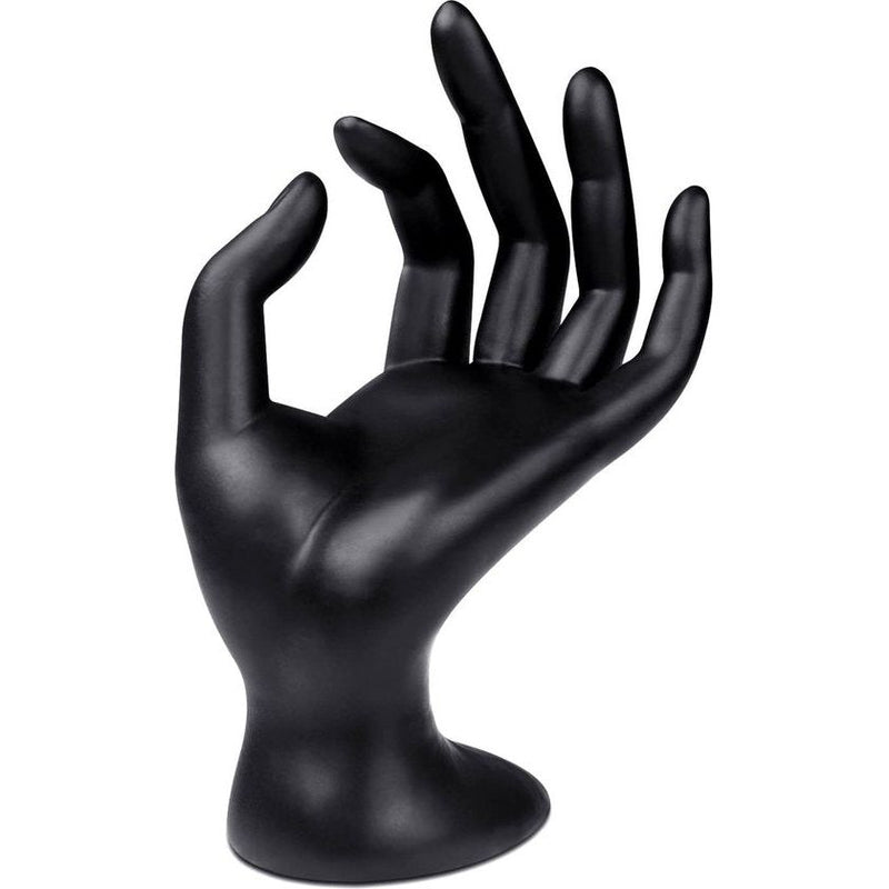 Schmuckhand sieradenstandaard hand, OK decoratie handsieraden standaard etalagepop handsieraden horlogestandaard ringhouder sieradenhouder sieradenhouder sieradenhouder - zwart