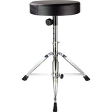 Verstelbare trommelkruk met gevoerde zitting