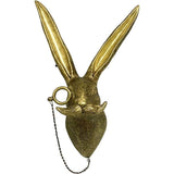 Hoofd-wanddecoratie, muurkunstdecoratie, hertenkop, wandtapijt, huisdecoratie, waterbestendig, bronsd hars, dierensculptuur, zonnecrème, dierenhoofd, wandtapijt, ornamenten (konijn)