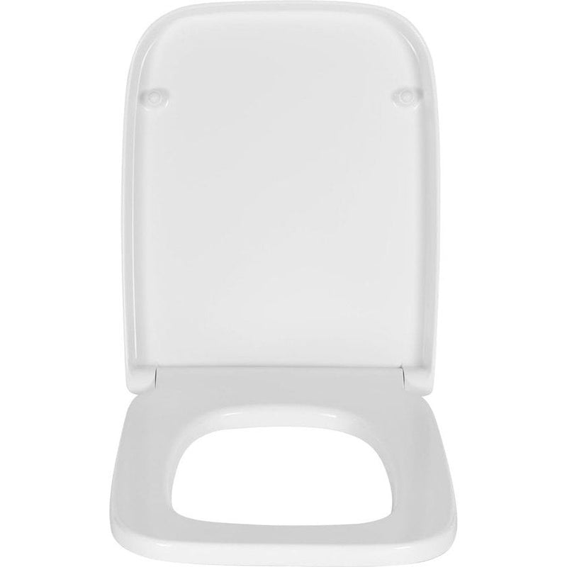 Rootz Toiletdeksel - WC-deksel - Toiletbrilhoes - Toiletarmatuur - Loo-accessoire - Badkamer essentieel - Toiletblad - Wit - 20,3x17,1x3,3 inch.