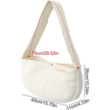 Schoudertas voor huisdieren, ademende brede schouderriem, draagbare transporttas voor huisdieren, geschikt voor kleine honden, katten