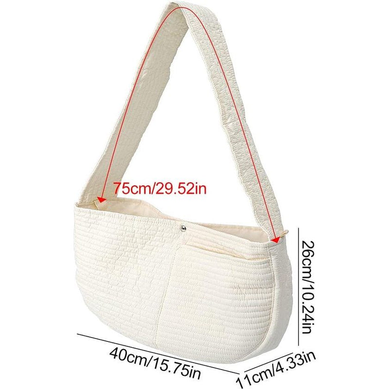 Schoudertas voor huisdieren, ademende brede schouderriem, draagbare transporttas voor huisdieren, geschikt voor kleine honden, katten