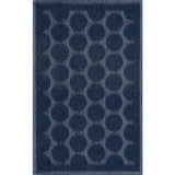 Antislip badmat blauw, stippen, design, badmat, katoen, badkamertapijt, douche, badkamer, keuken, slaapkamer, 2 stuks - 40 x 60 cm