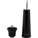 Zout- en pepermolen houten set handmatig, kruidenmolen keramische molen & zoutmolen met keramische molen, molenset met verstelbaar voor kruiden, grote peperset van 2 22 cm