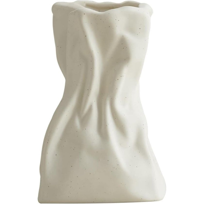 Papieren zak keramische vaas Crinkle papieren zak ontwerp voor bloemstukken, woonkamer en eettafeldecoratie