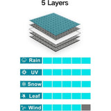 Accessories Autohoes, ademend, volledige garage, lichtgewicht, volledige garage, uv-stabiliseert binnen en buiten in de zomer winter.